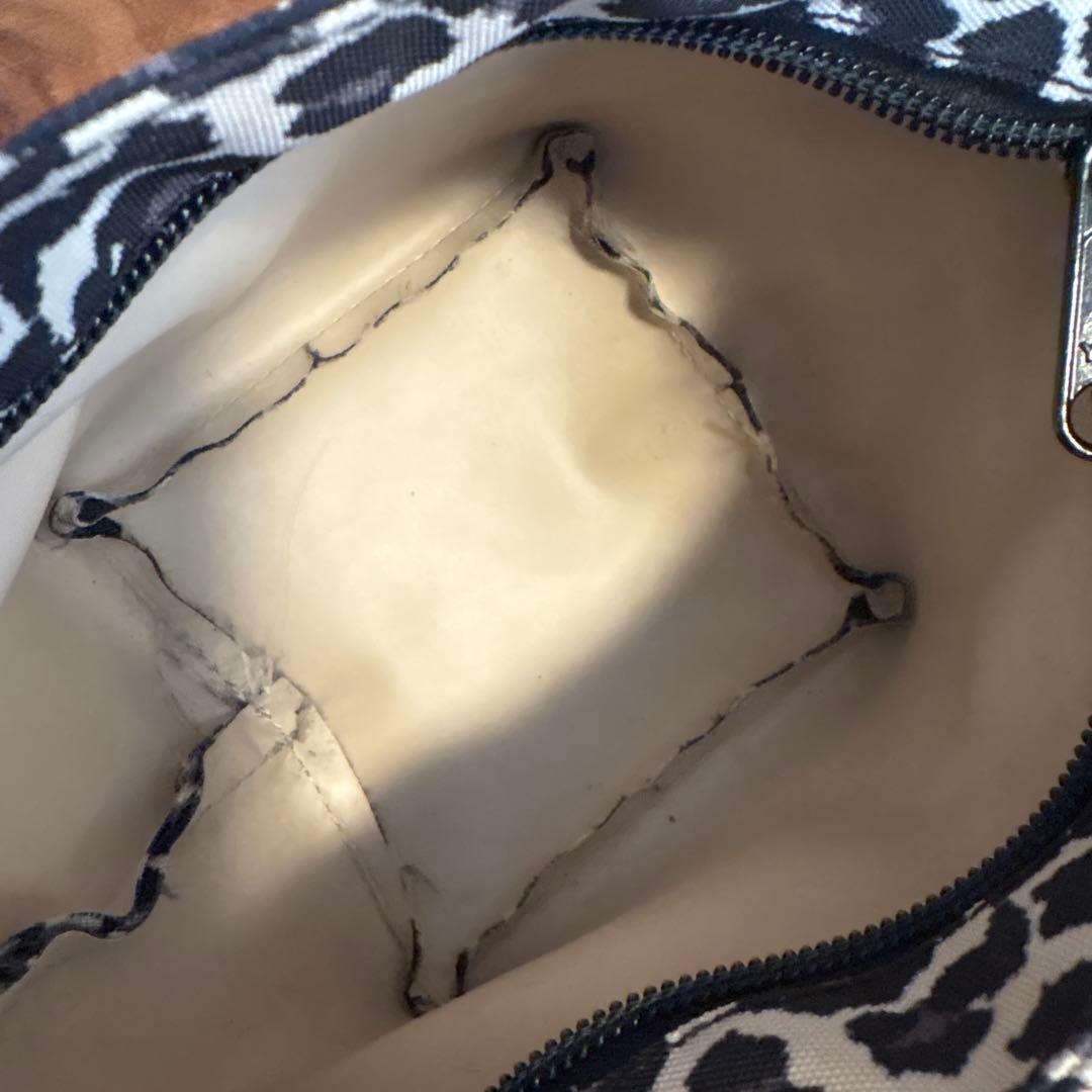 Hervé Chapelier ヒョウ柄ショルダーバッグ