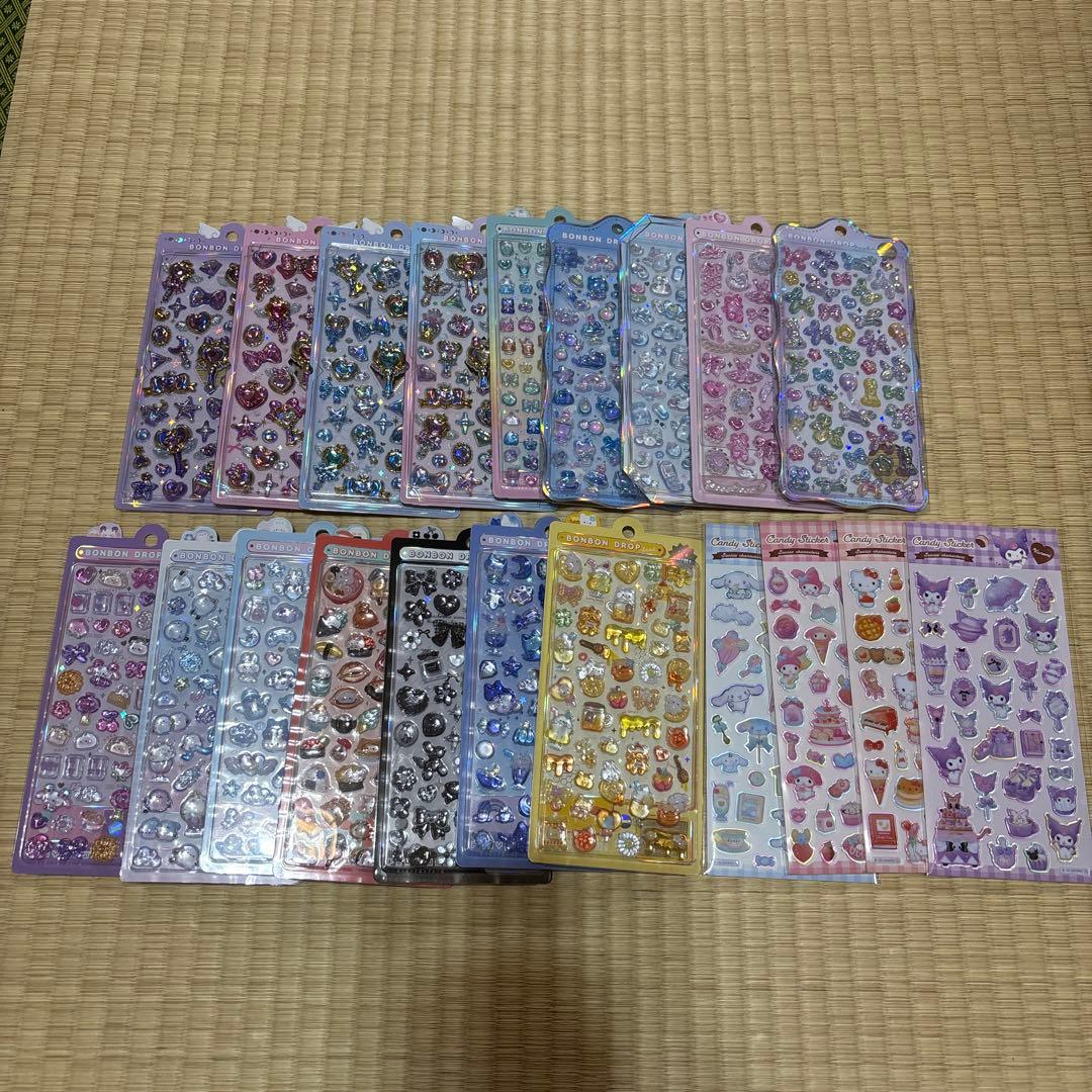 【正規品】ボンボンドロップシール　20枚まとめ売り　クーリア 楽天市場】ボンボンドロップシール シール ボンボン 大人気 ぷっくり