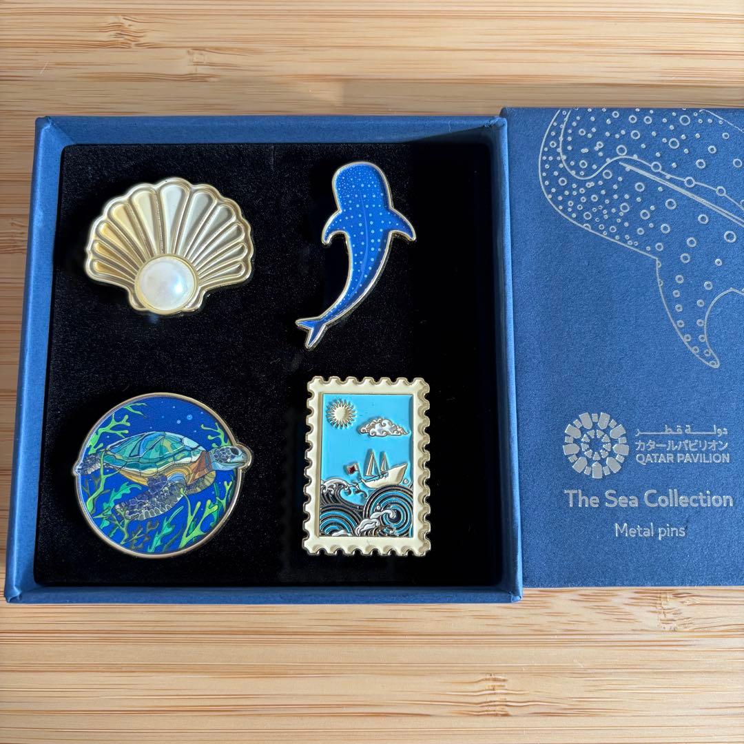 万博 カタールパビリオン ピンバッジ 全種セット】万博 カタール