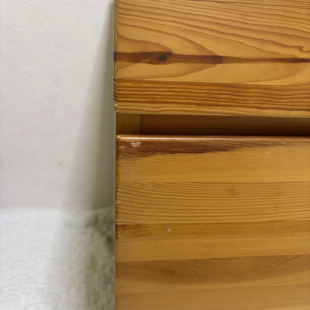 廃盤】無印良品 パイン材 キャビネット サイドチェスト 収納