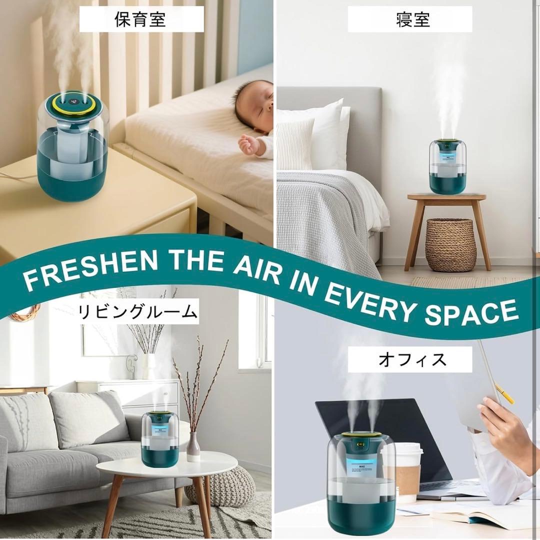 卓上加湿器　2.2L ダブルノズル濃霧 超音波式　12個セット　新品