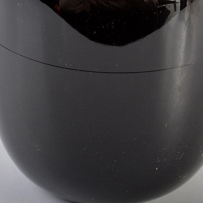 茶道具　啓雲作　螺鈿装飾　虫蒔絵　中棗　共箱　V　6640