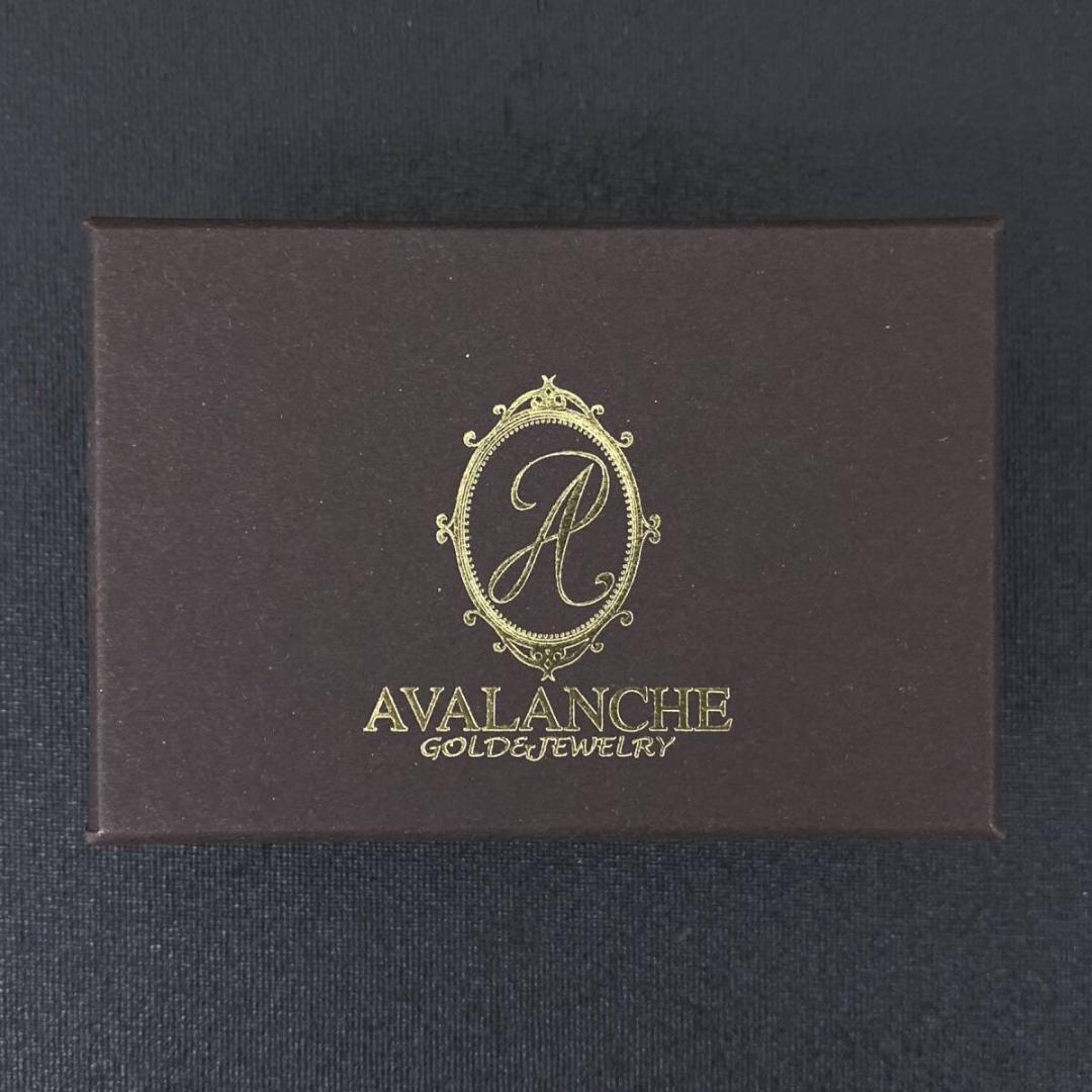 AVALANCHE 10K ゴールド ジルコニア クロス デザインリング 17号