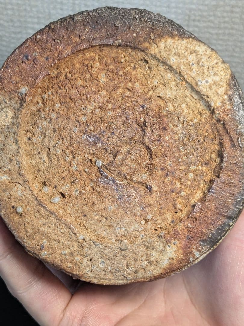 鈴木五郎 灰釉 壺 花入 瀬戸