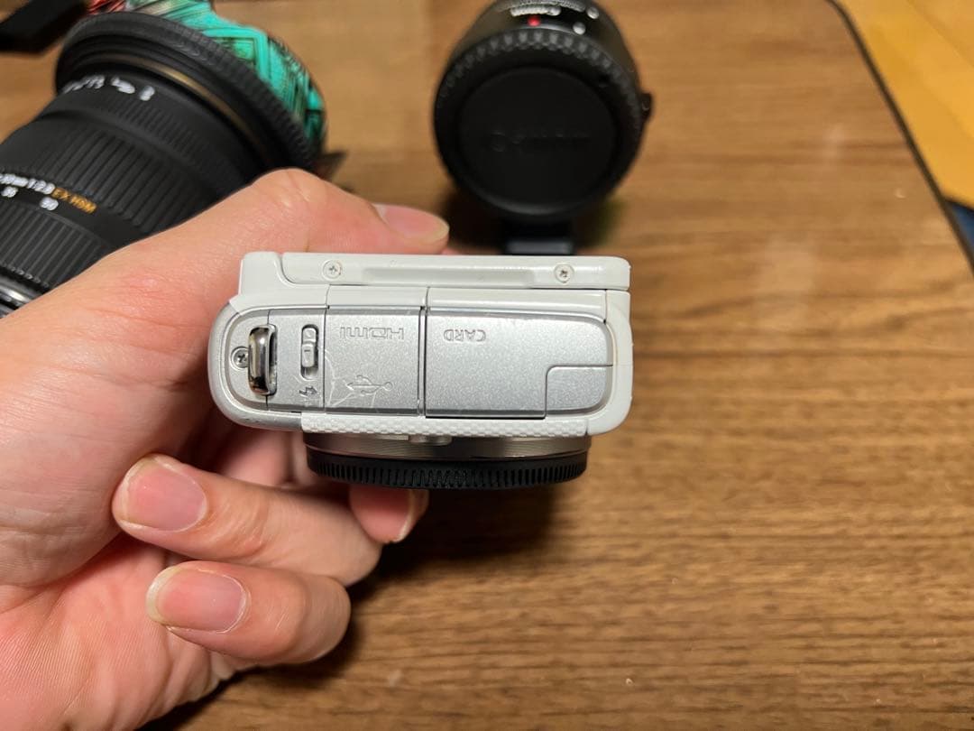 Canon M100+ sigma 17-50f2.8+ adapter