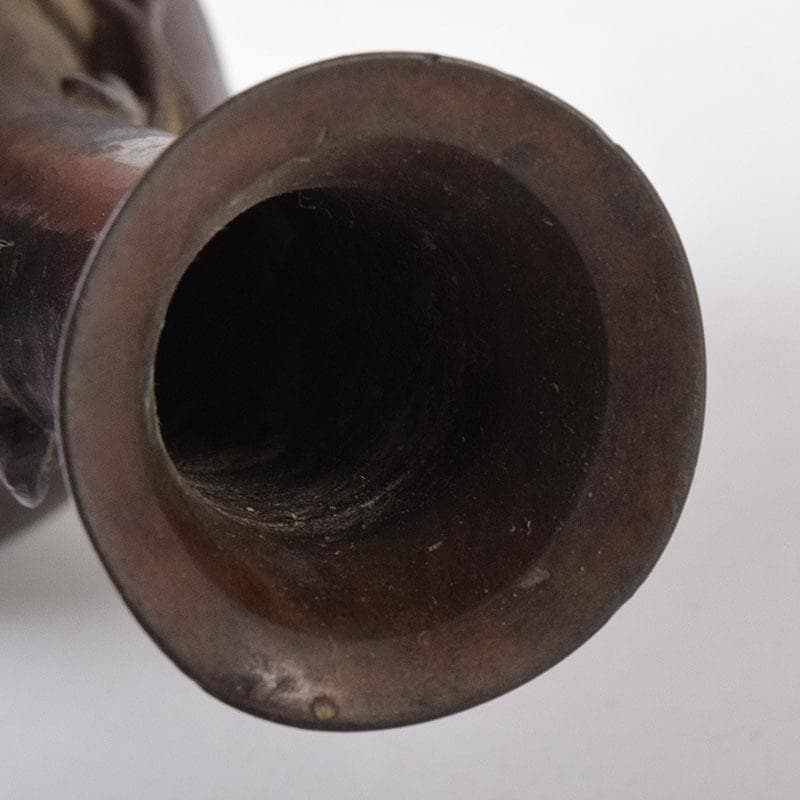 古銅　龍文　長頸瓶　C　7542