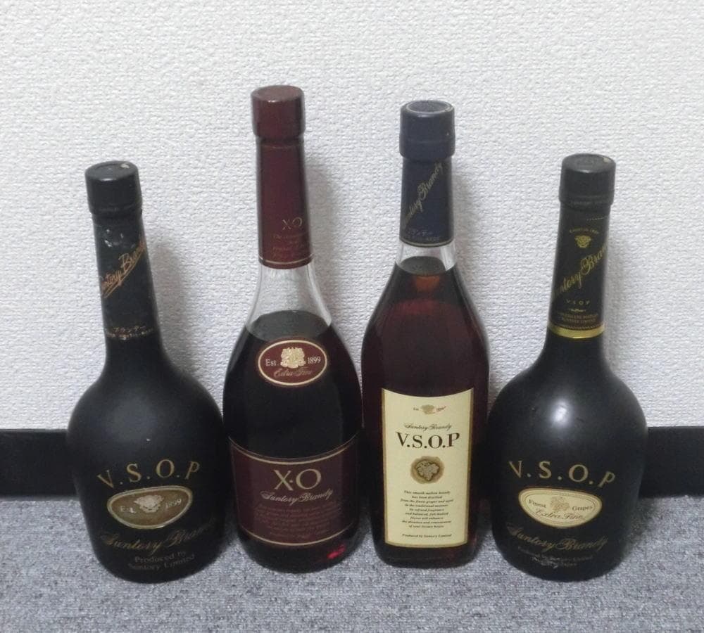 未開栓 サントリー ブランデー 4本 XO V.S.O.P VSOP - メルカリ