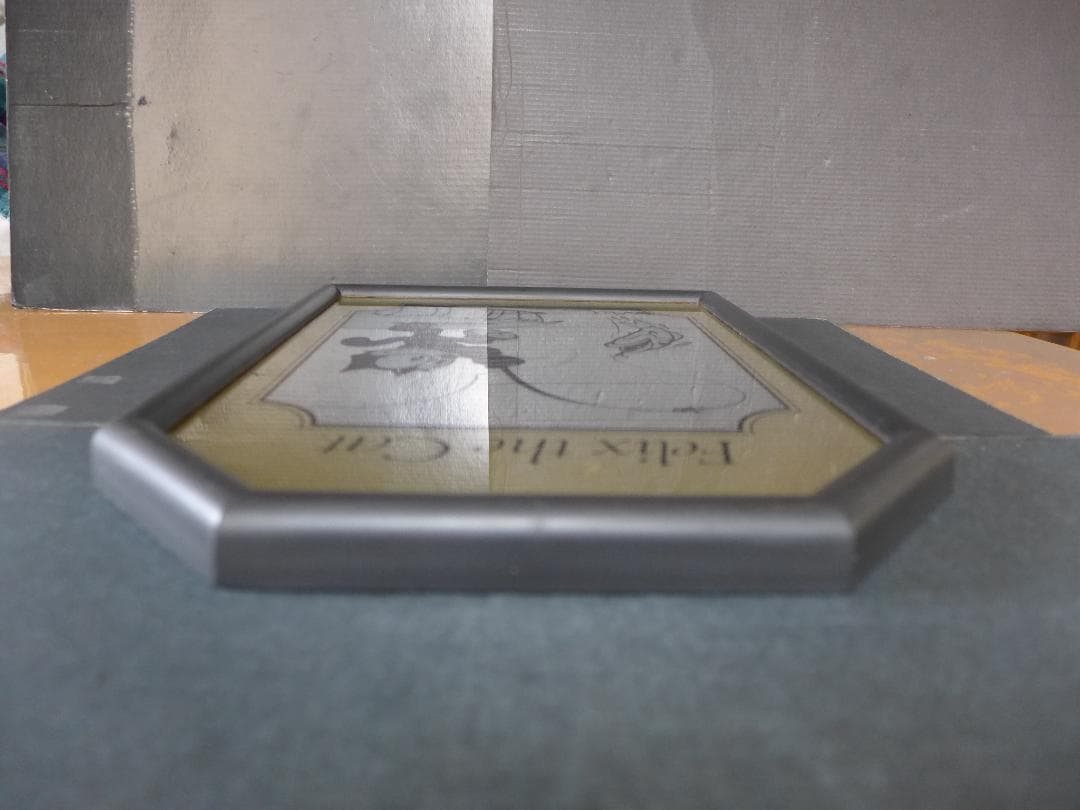 時代物 フィリックス ザ キャット パブミラー 壁掛け・立掛け兼用 中古