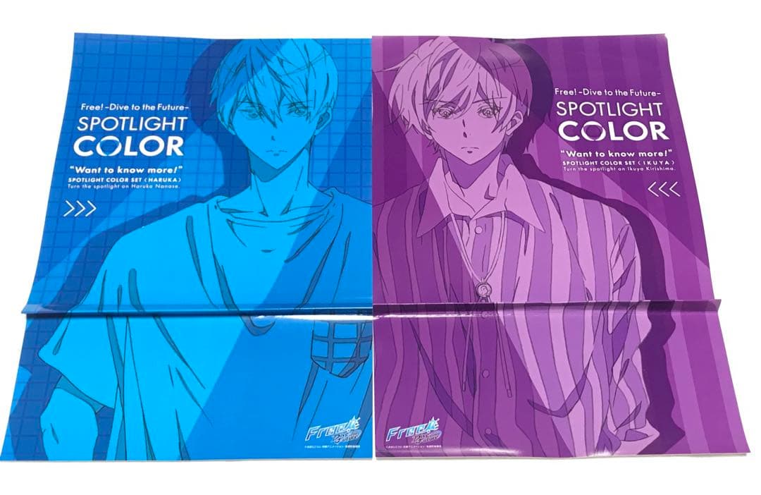 七瀬遙＆桐嶋郁弥 【外箱&冊子本&缶バッジ】 Free!DFスポット