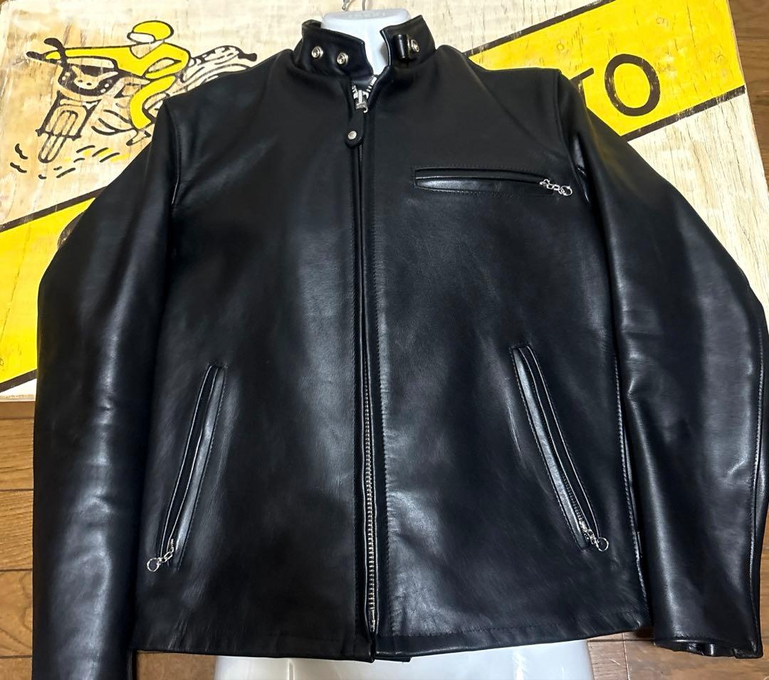 超美品‼️最新型schott641 40インチ ライダースインナーボア付