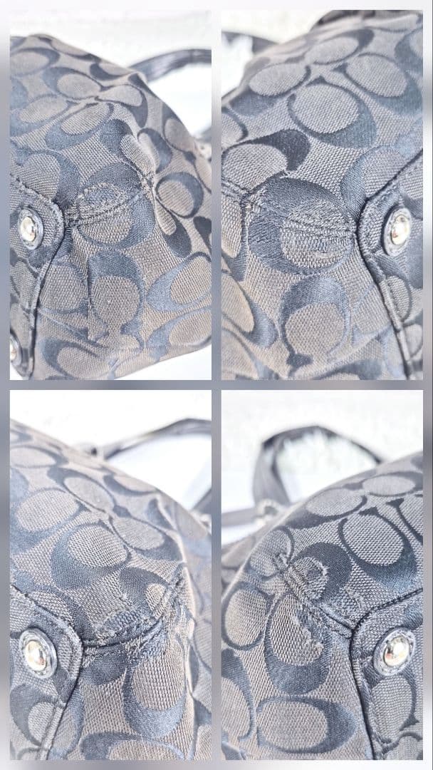 バッグ COACH archive shoulder bag black soho