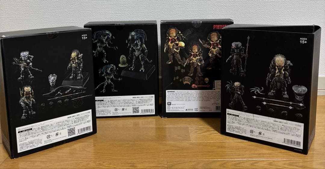 hottoys ハイブリッドメタルフィギュレーション　プレデター　4種類