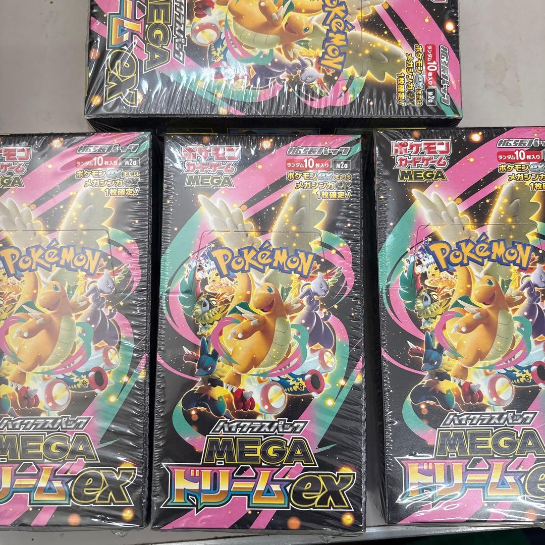 ポケモンカードゲーム MEGAドリームEX 10パック入り 4BOX