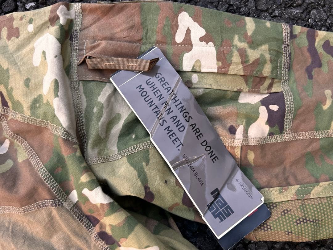 新品】米軍放出品 MASSIF OCP コンバットシャツ 1/4ジップLサイズ