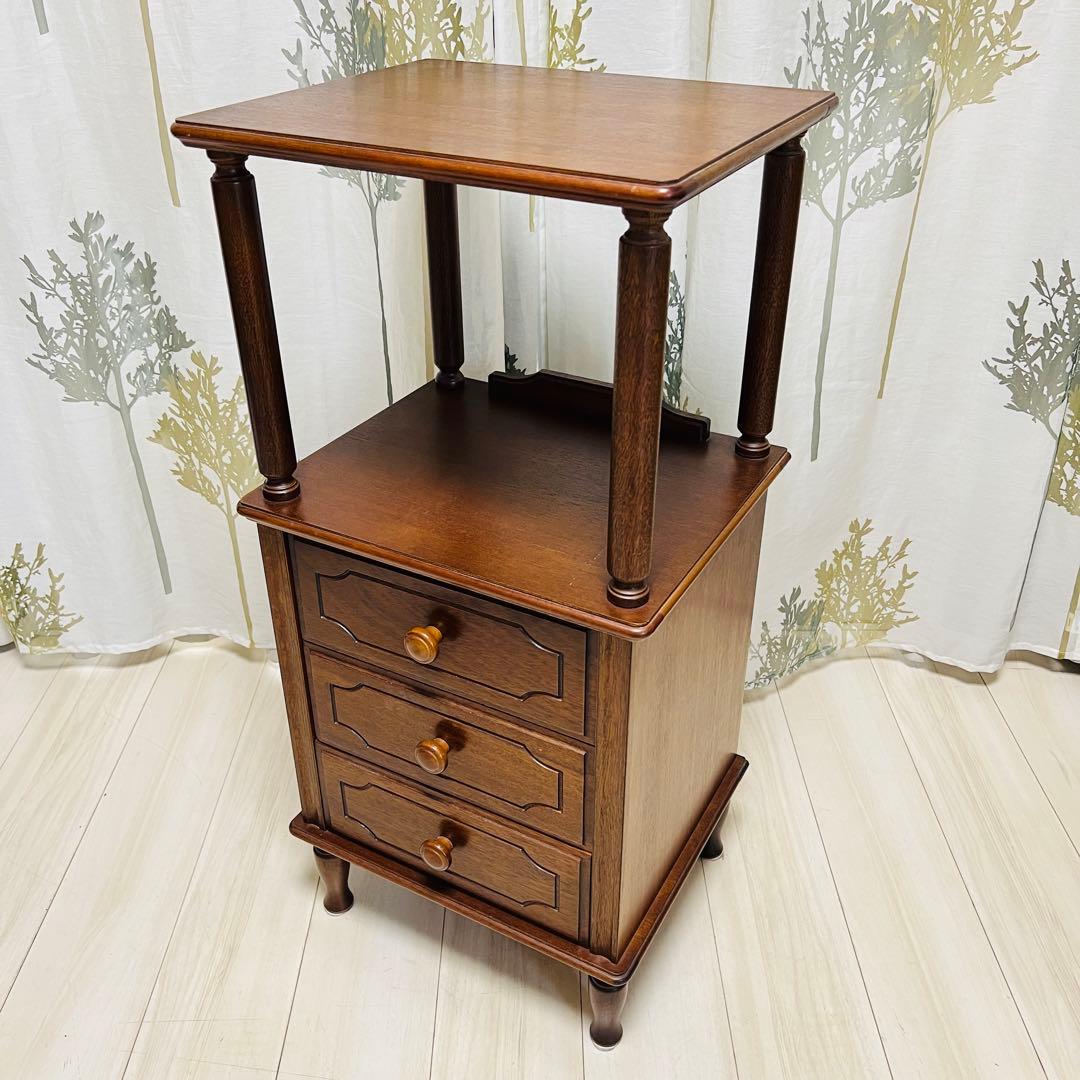 綾野製作所 アヤノクラフト 電話台 レトロ アンティーク