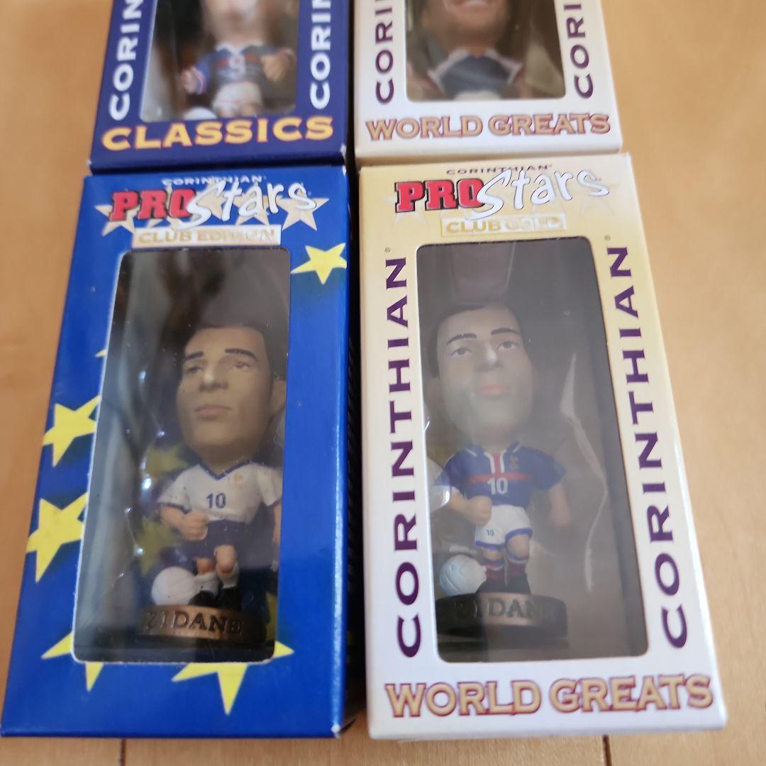 コリンシアン　フランス　ジタン　プラティニ　ジョルカエフ 4体セット