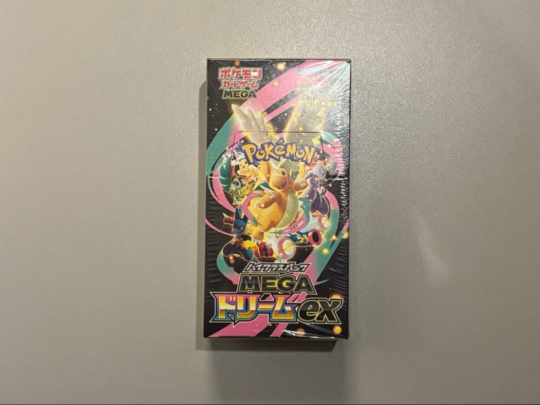 高重量BOX　【186.82g】MEGAドリームex　シュリンク付き　1BOX