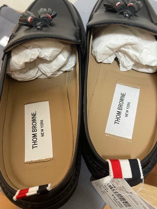 22ss新品 THOM BROWNE トムブラウン レザー タッセル ローファー