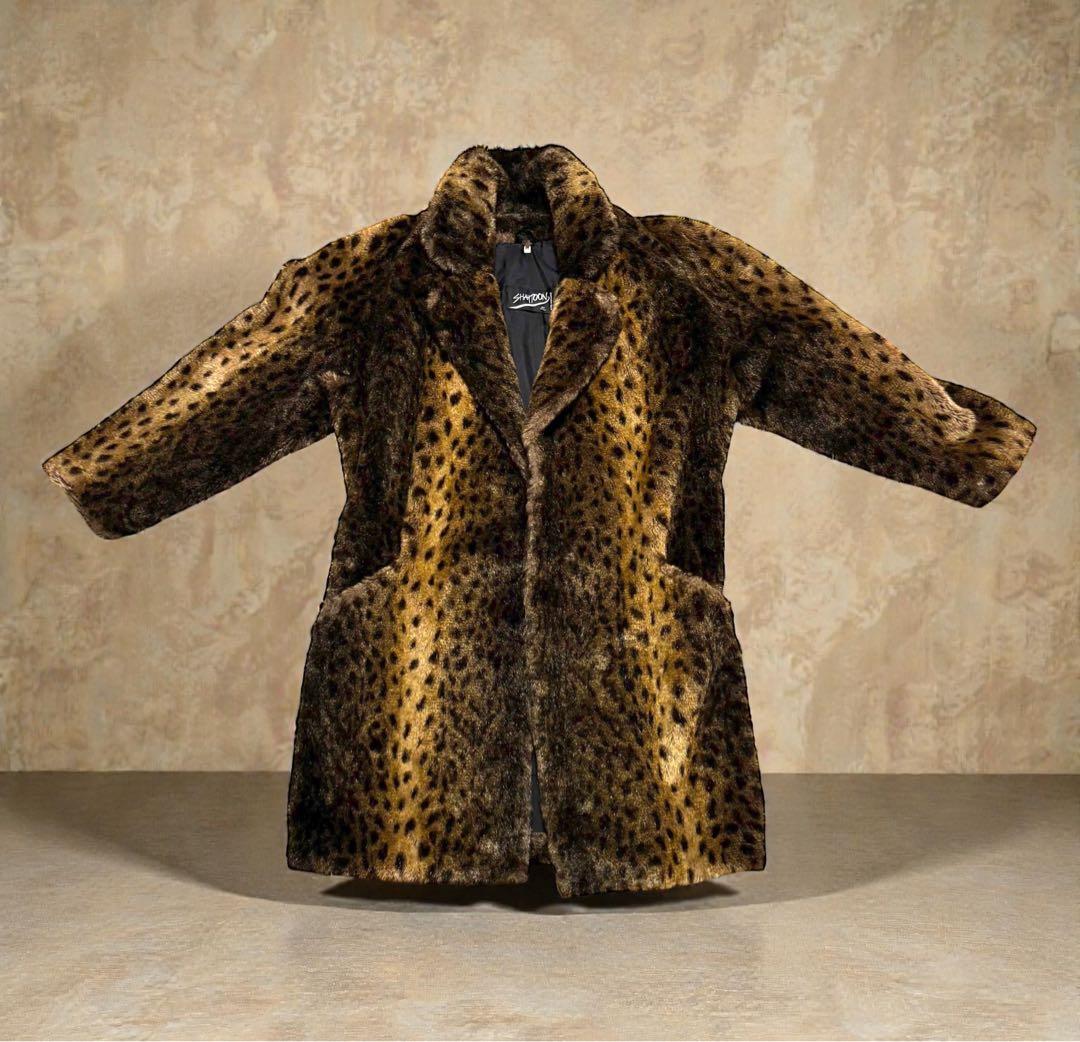 イングランド製 フェイクファー ジャケット グッドイナフ ビンテージ