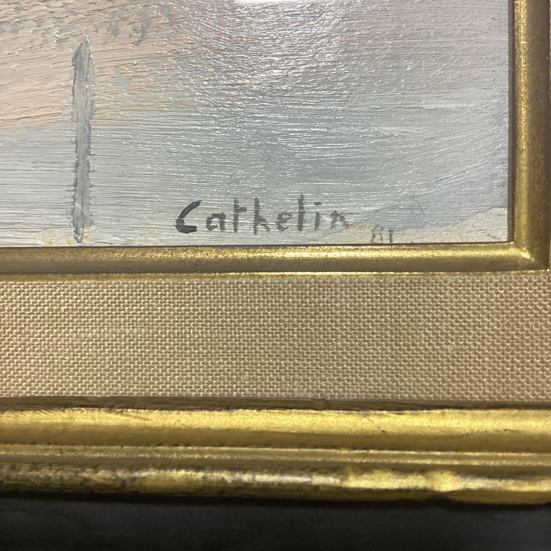 ベルナール・カトラン 物故人気洋画作家 ベニス 仏5号