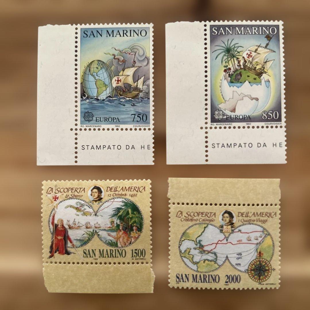 サンマリノ 1992年ヨーロッパ切手 - メルカリ