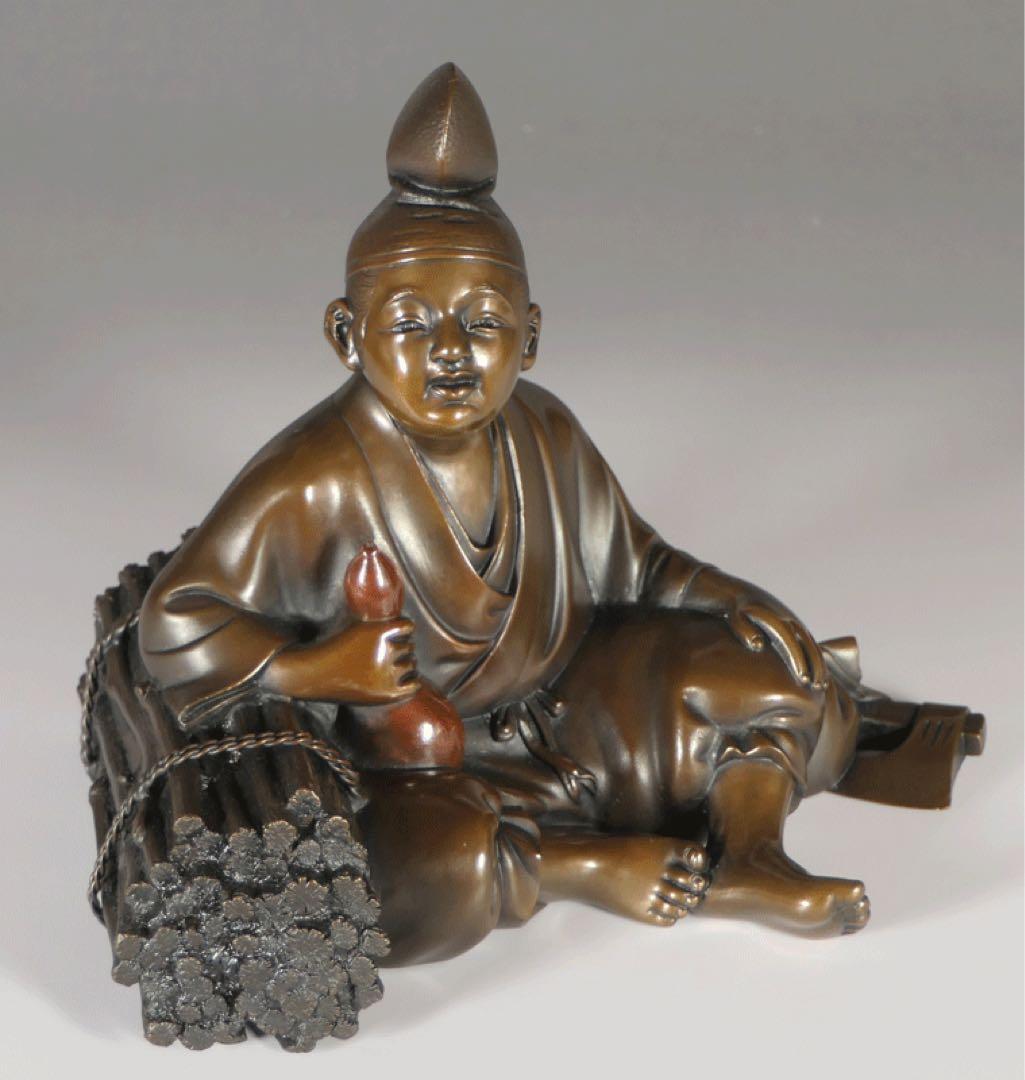 AKIKO様専用 銅器置物 養老乃瀧伝説 養老の滝