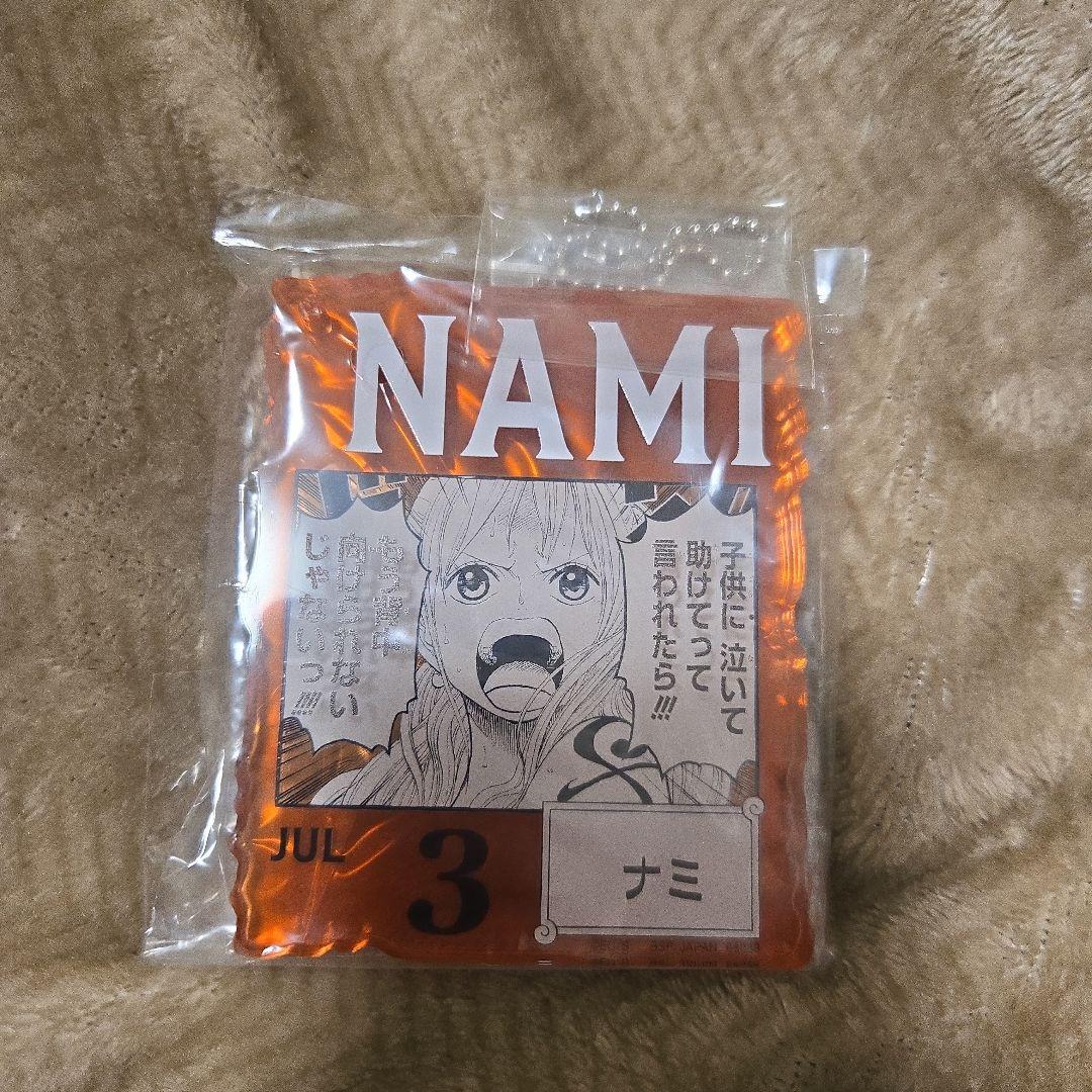 ワンピース ベース ショップ 一番くじ アクリルブロック ナミ - メルカリ