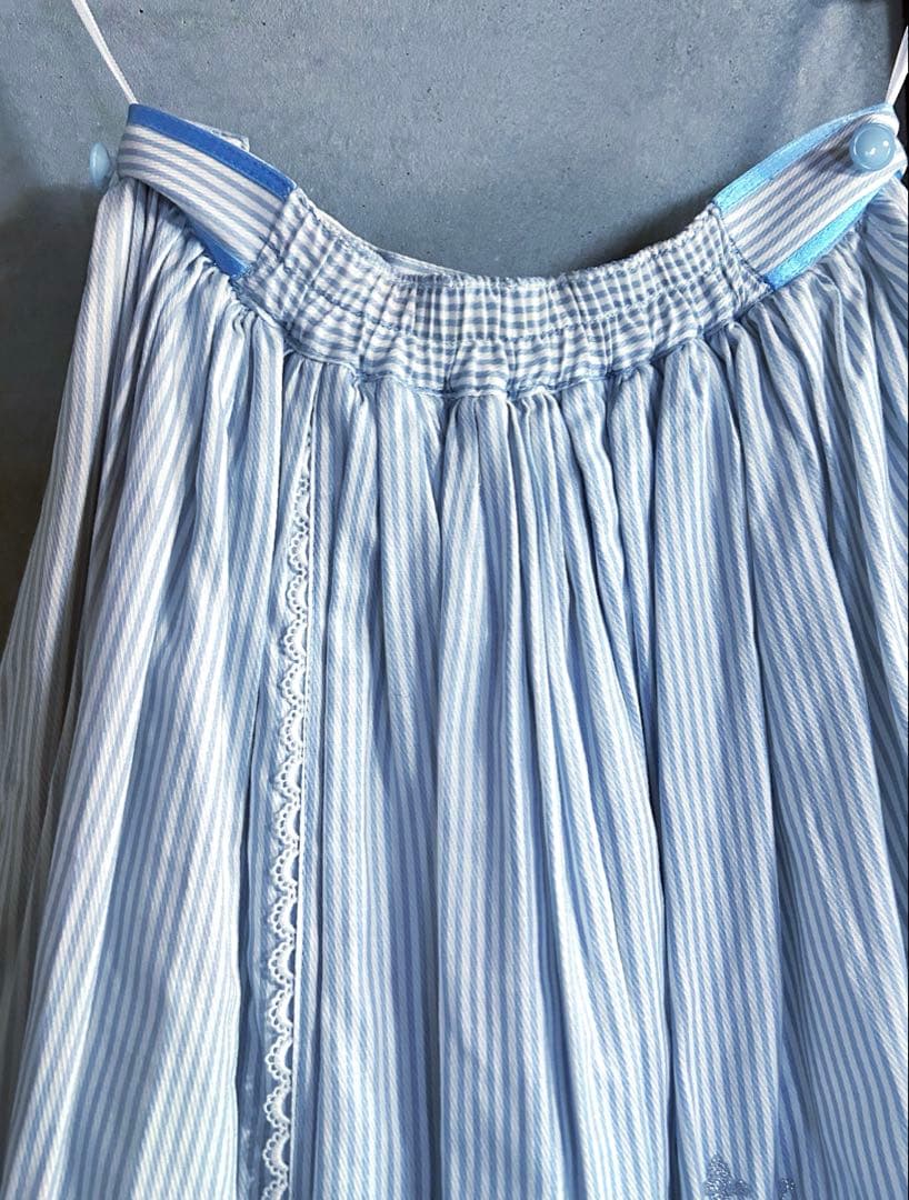 AngelicPrettyグリッタートランプ スカート サックス ⭐︎リボン欠品