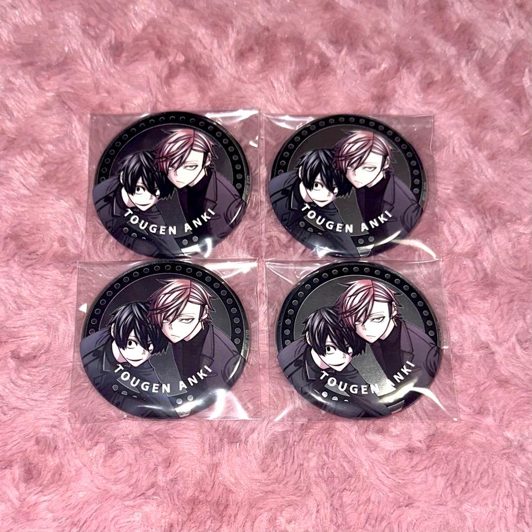 桃源暗鬼 ファボテリア メタル 缶バッジ 淀川真澄 花魁坂京夜