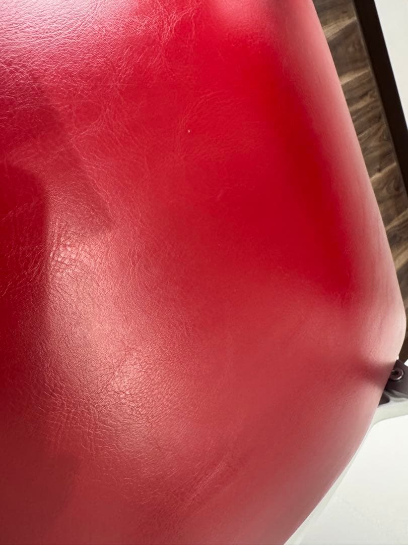 ド*ん様 引き取りタカラベルモント理容椅子 赤 ビンテージ 昇降可 美品