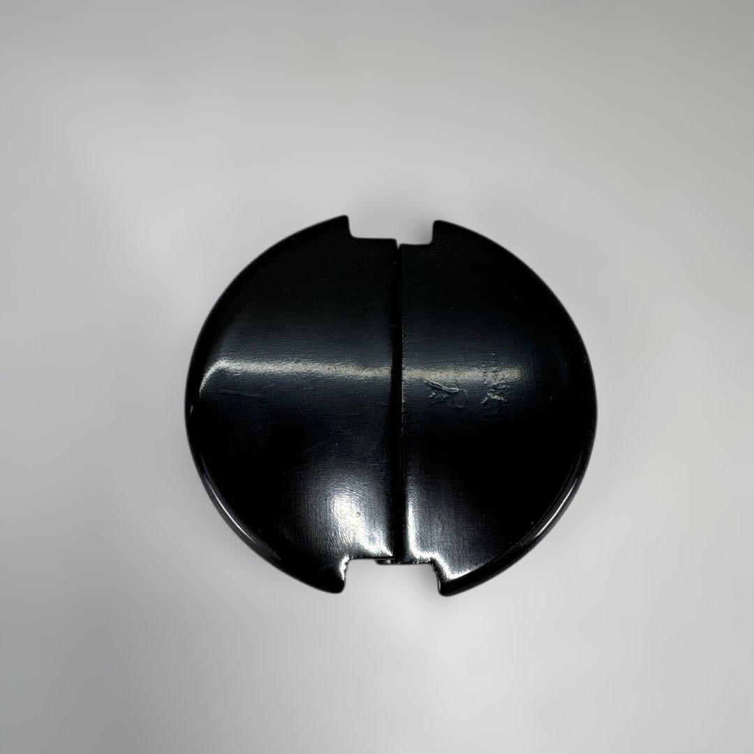 【中古品】山口錠鉄造　織部丸手桶茶入（共箱）USED〈税込・送料込〉