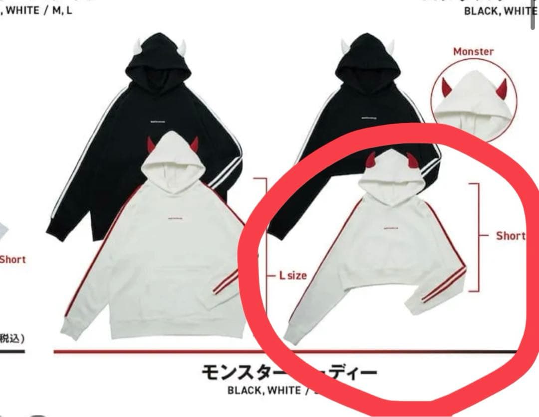 新品未開封BABYMONSTER モンスターフーディー