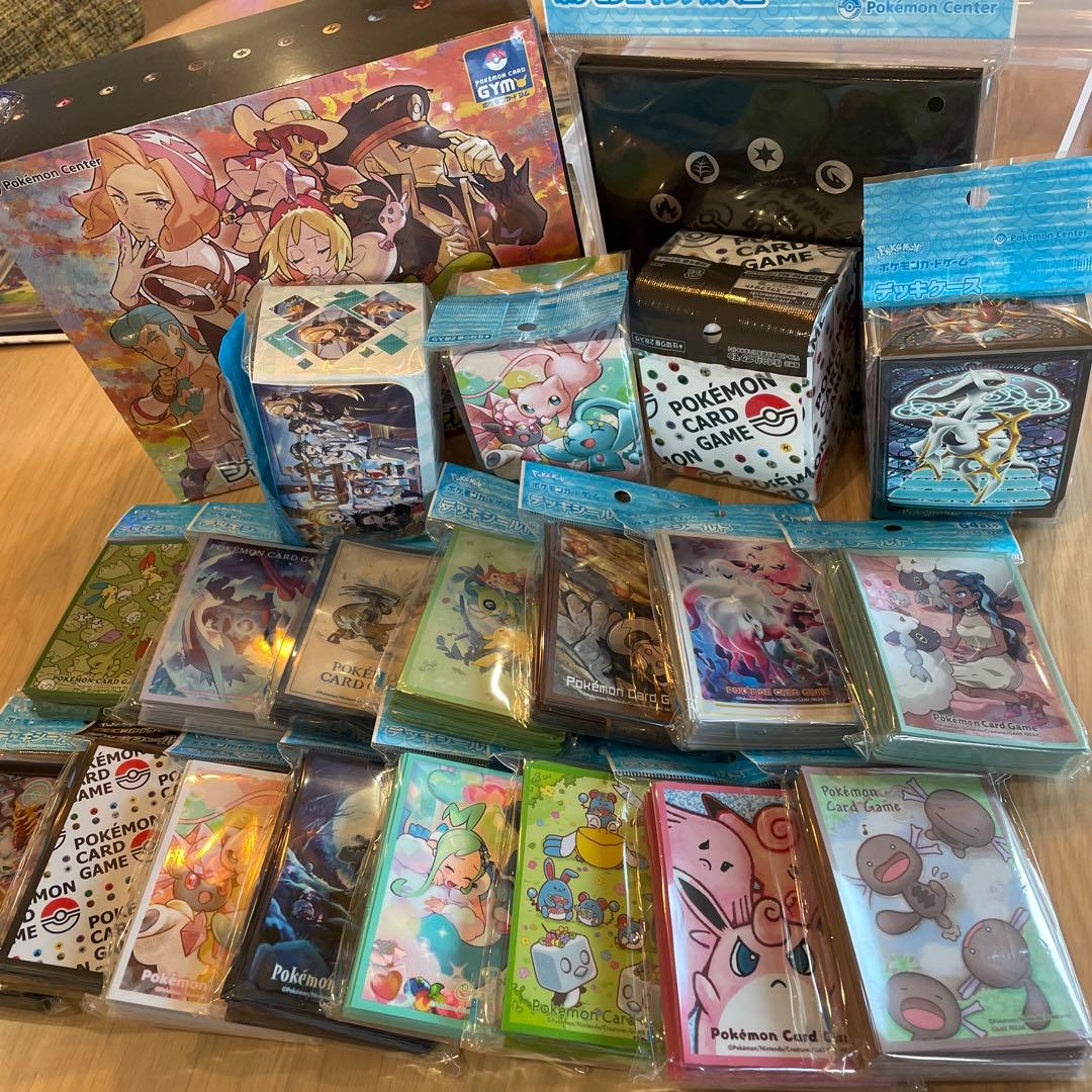 ポケモンカード サプライ スリーブなど 全て新品未開封5個セット