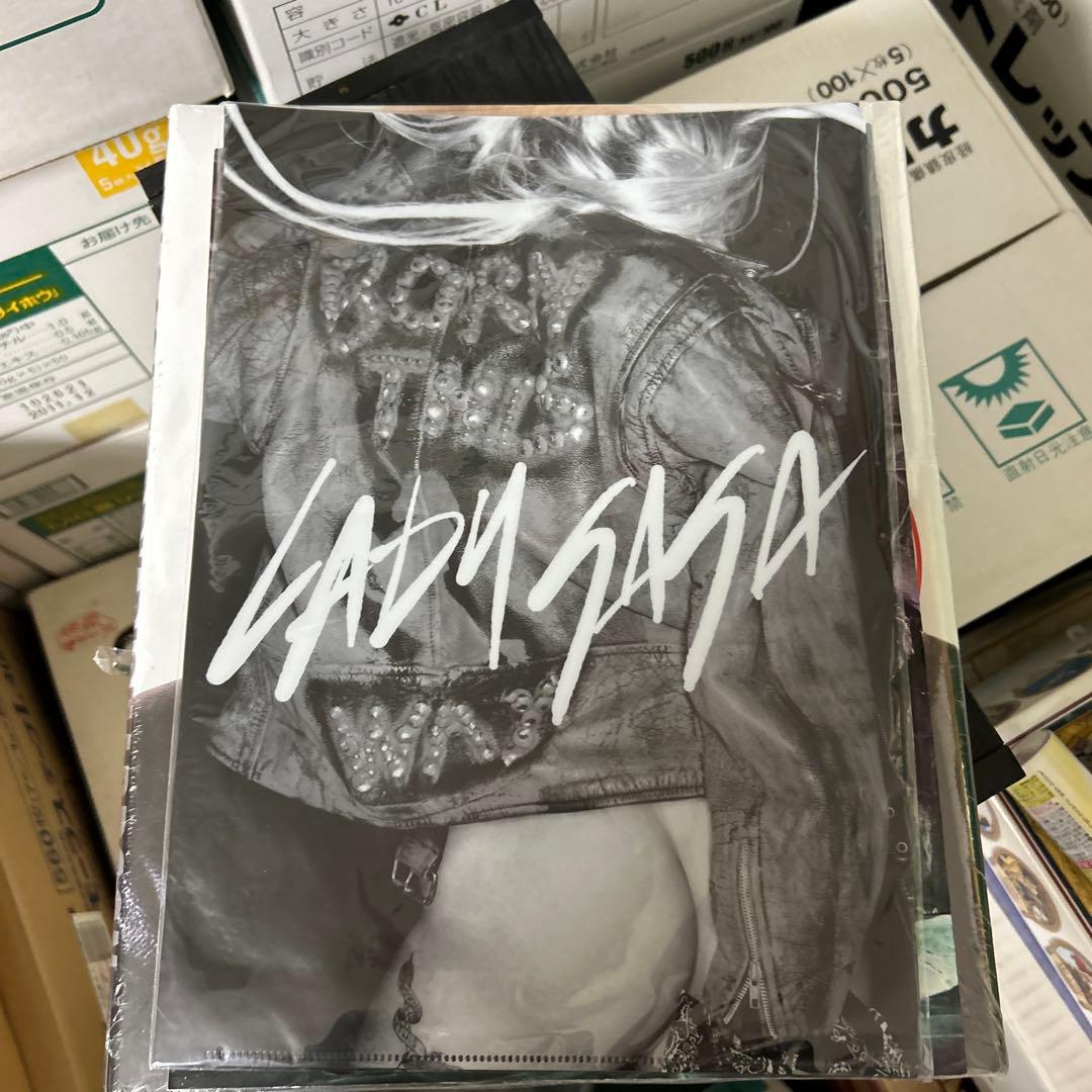 新品 未開封 レディーガガ 写真集 ツアーパンフレット クリアファイル