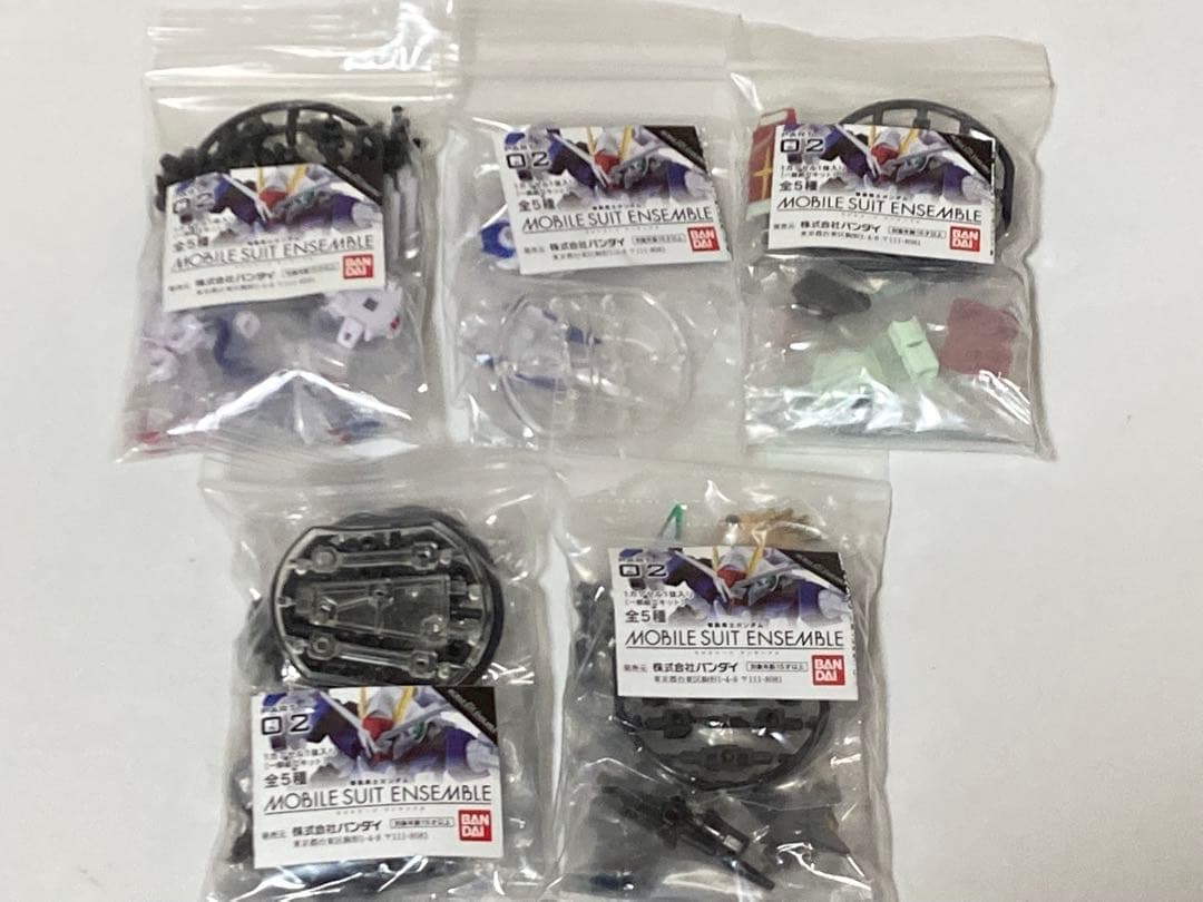 新品 未組立】モビルスーツアンサンブル 02 全5種 セット - メルカリ