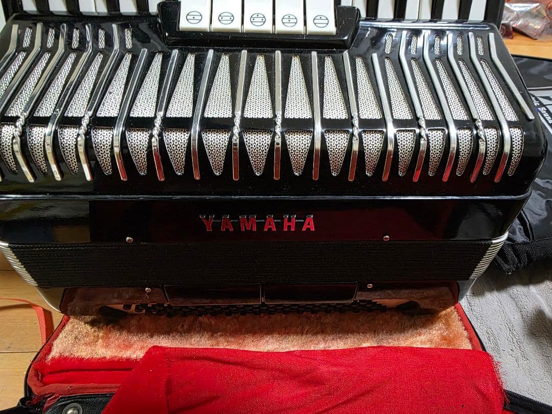 YAMAHA ヤマハ最高級モデル ヴィンテージ アコーディオン 34鍵80ベース