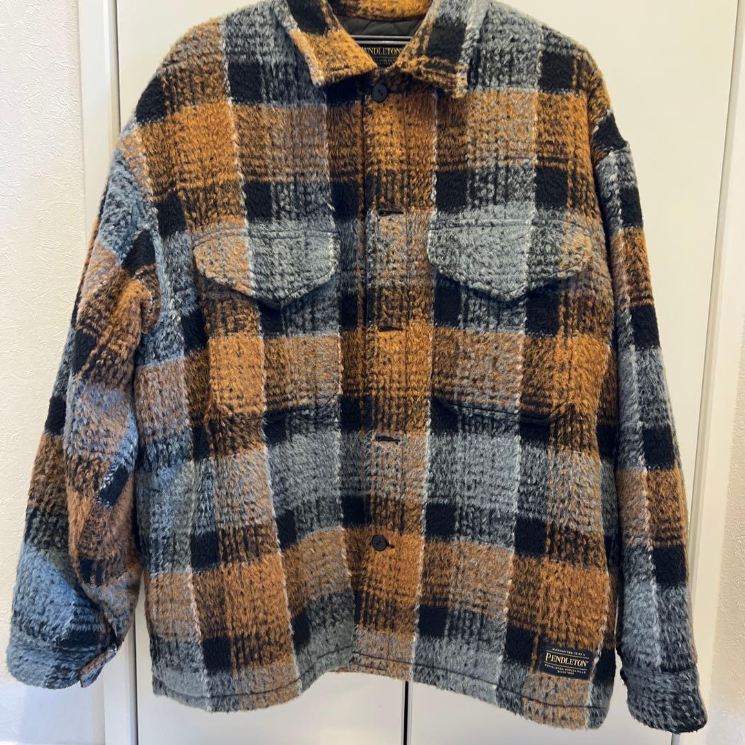 Pendleton チェック柄ボアジャケット Lサイズ