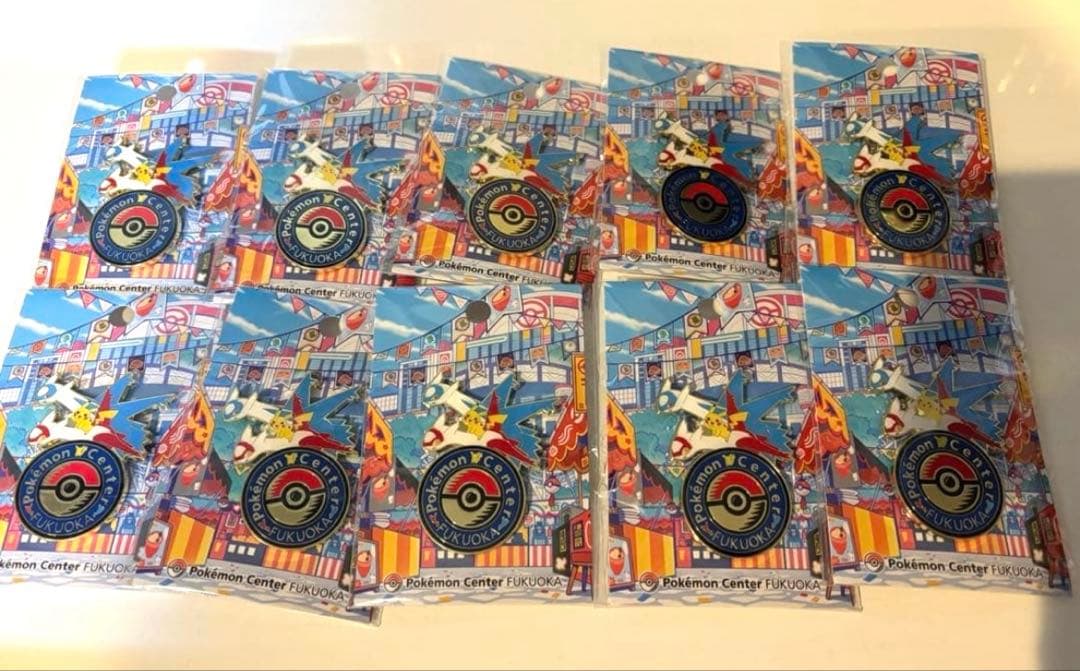 ポケセンフクオカ ロゴピンズ ラティアスラティオス 10個セット 匿名発送