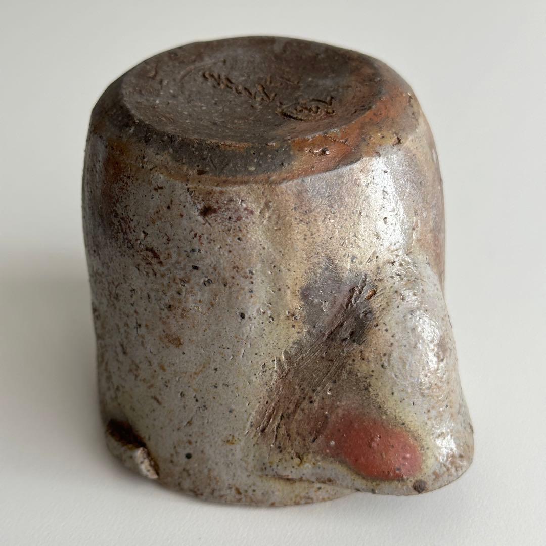 山本陶秀 備前 茶器 宝瓶 蓋なし品 合わせ箱