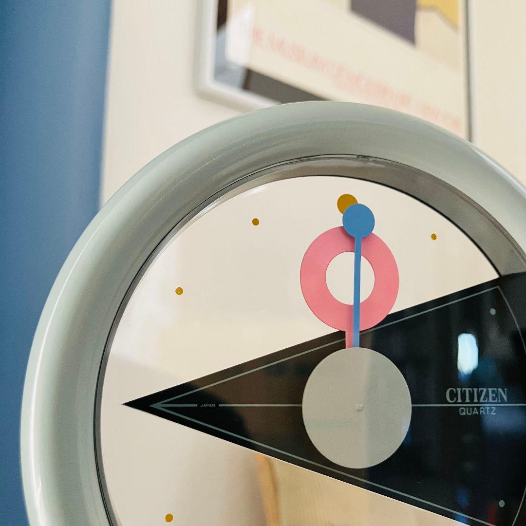 【専用です】 80'S ジャパニーズ・ポストモダン シチズン 置き型振り子時計