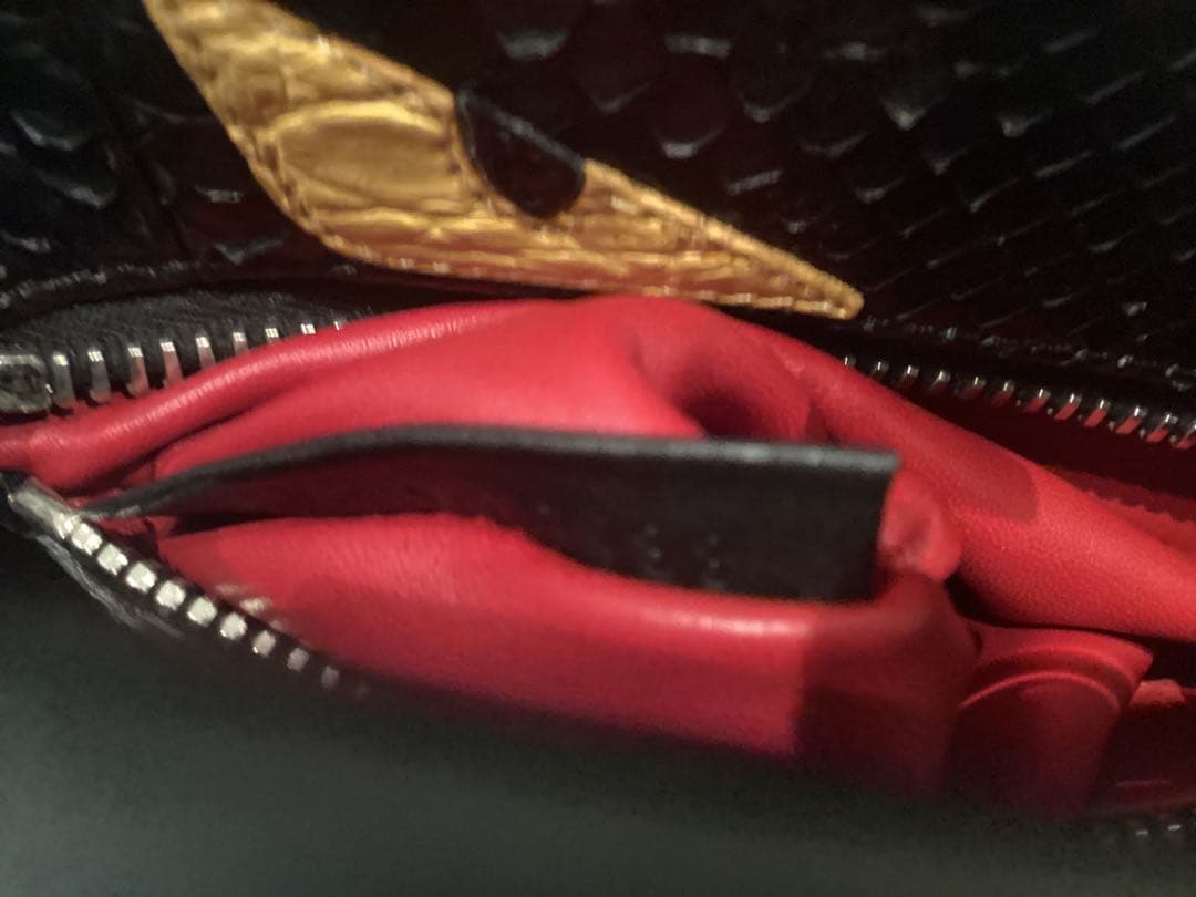 FENDI ピーカブー レギュラー ブラック　ショルダーバッグ