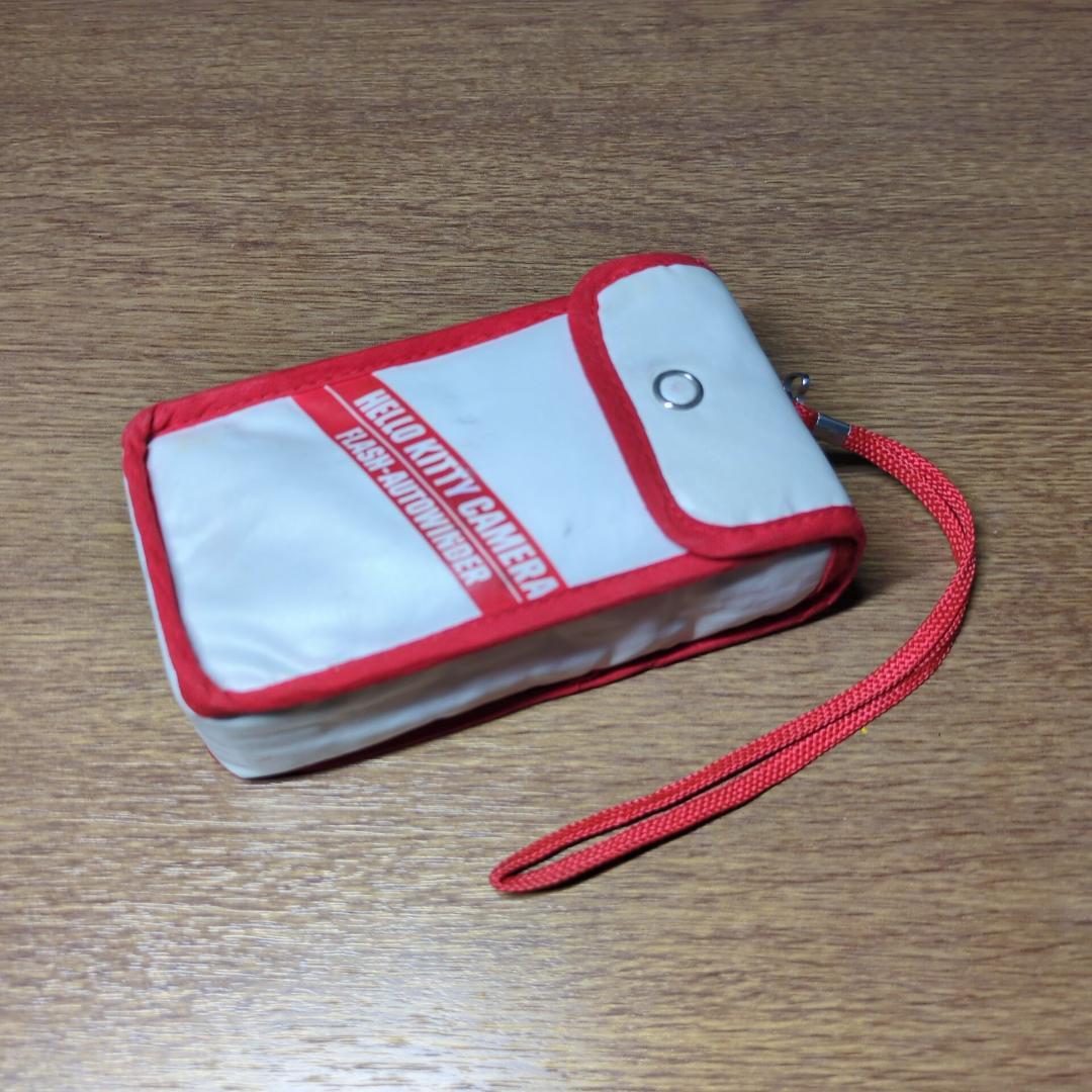 ハローキティ【レア美品】トイカメラ/ 赤と白/ 専用ソフトケース