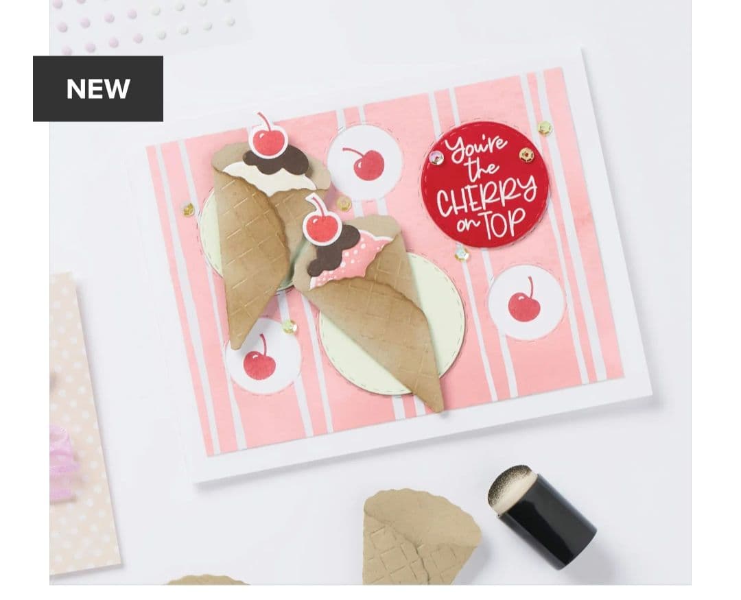 1点限り♡大人気のミルクシェイクスタンプとダイ スタンピンアップ