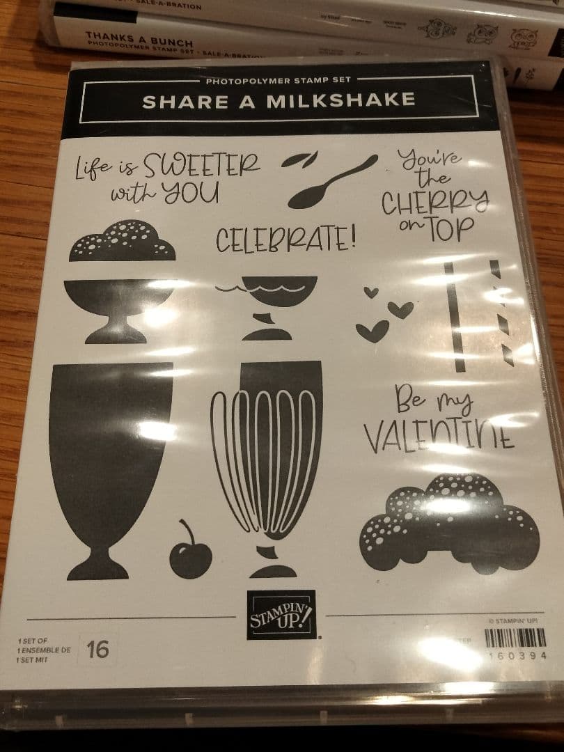 1点限り♡大人気のミルクシェイクスタンプとダイ スタンピンアップ