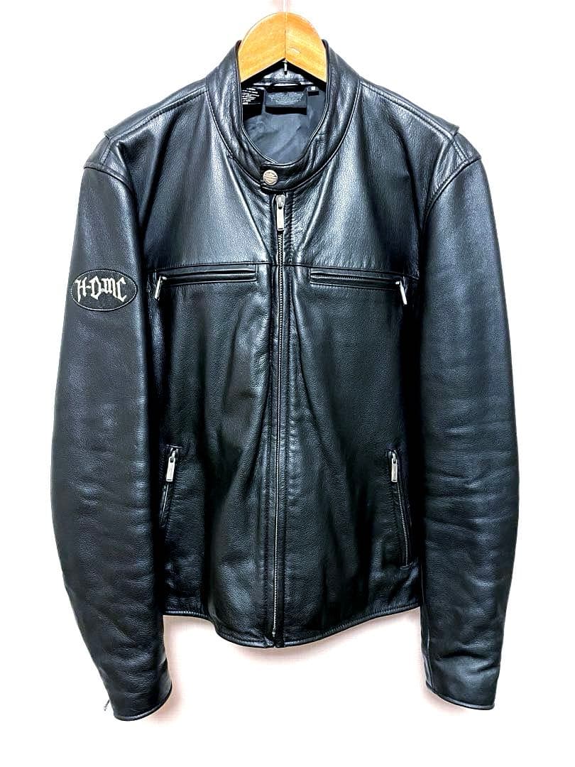 希少美品！ハーレーダビッドソン HDMC ライダースジャケット スカル