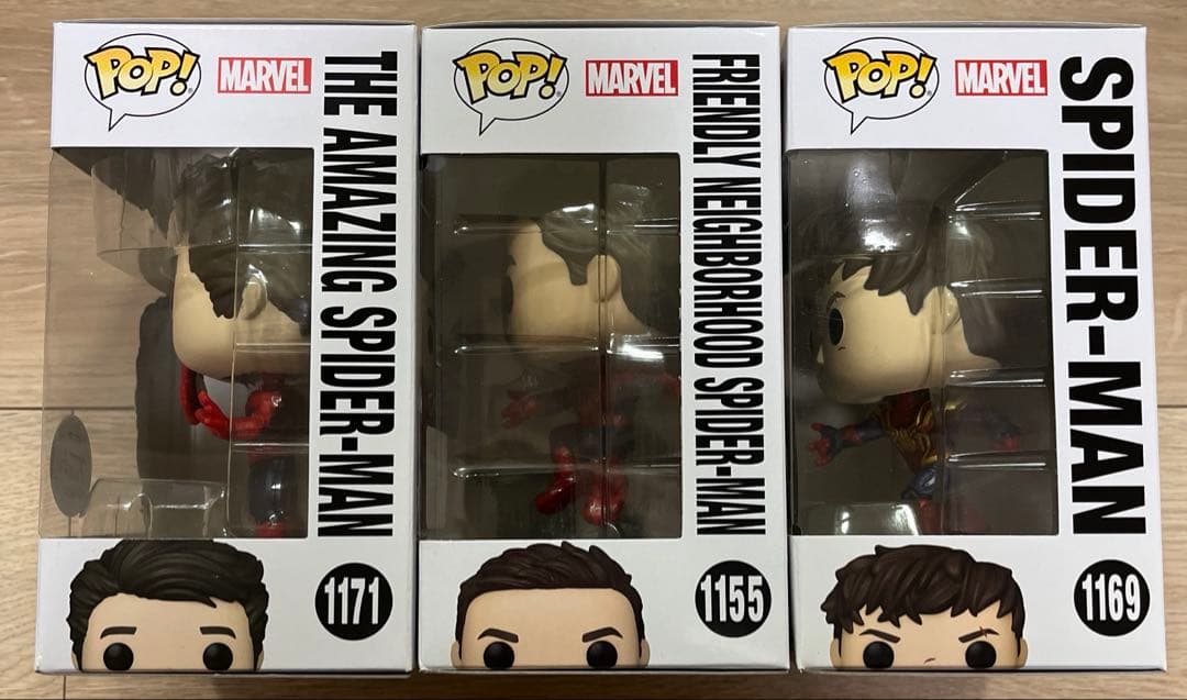 超希少】Funko スパイダーマン No way home 3体セット