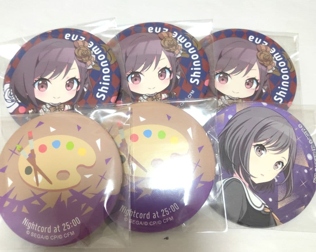 プロセカ 東雲絵名 缶バッジ セガラッキーくじ 6個 - メルカリ