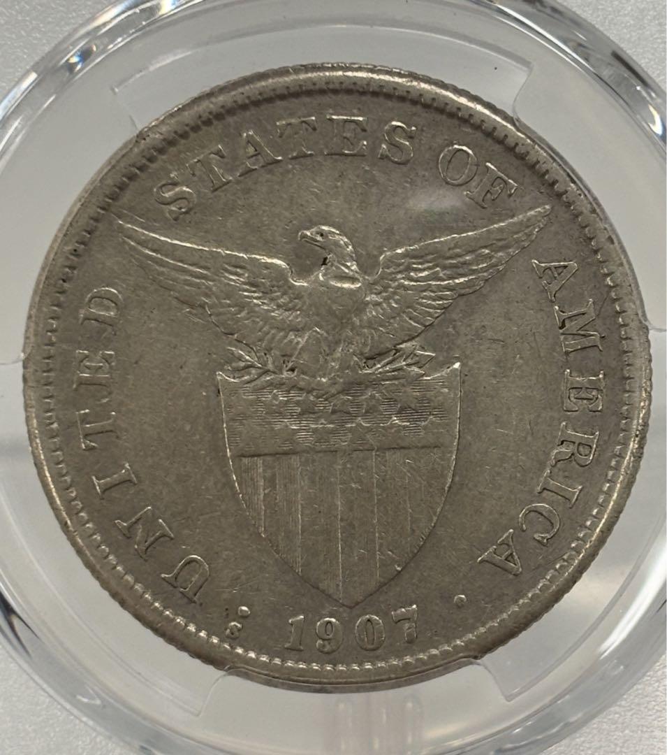 1907-S年 アメリカ領フィリピン女性立像 火山 乙女 PCGS認定 美術品