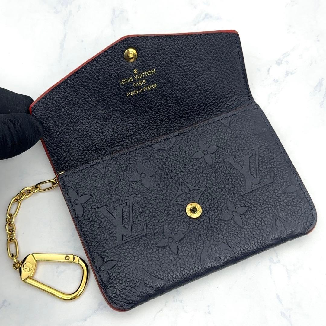 【新品級・レア】ルイヴィトン アンプラント ポシェットクレ マリーヌルージュ