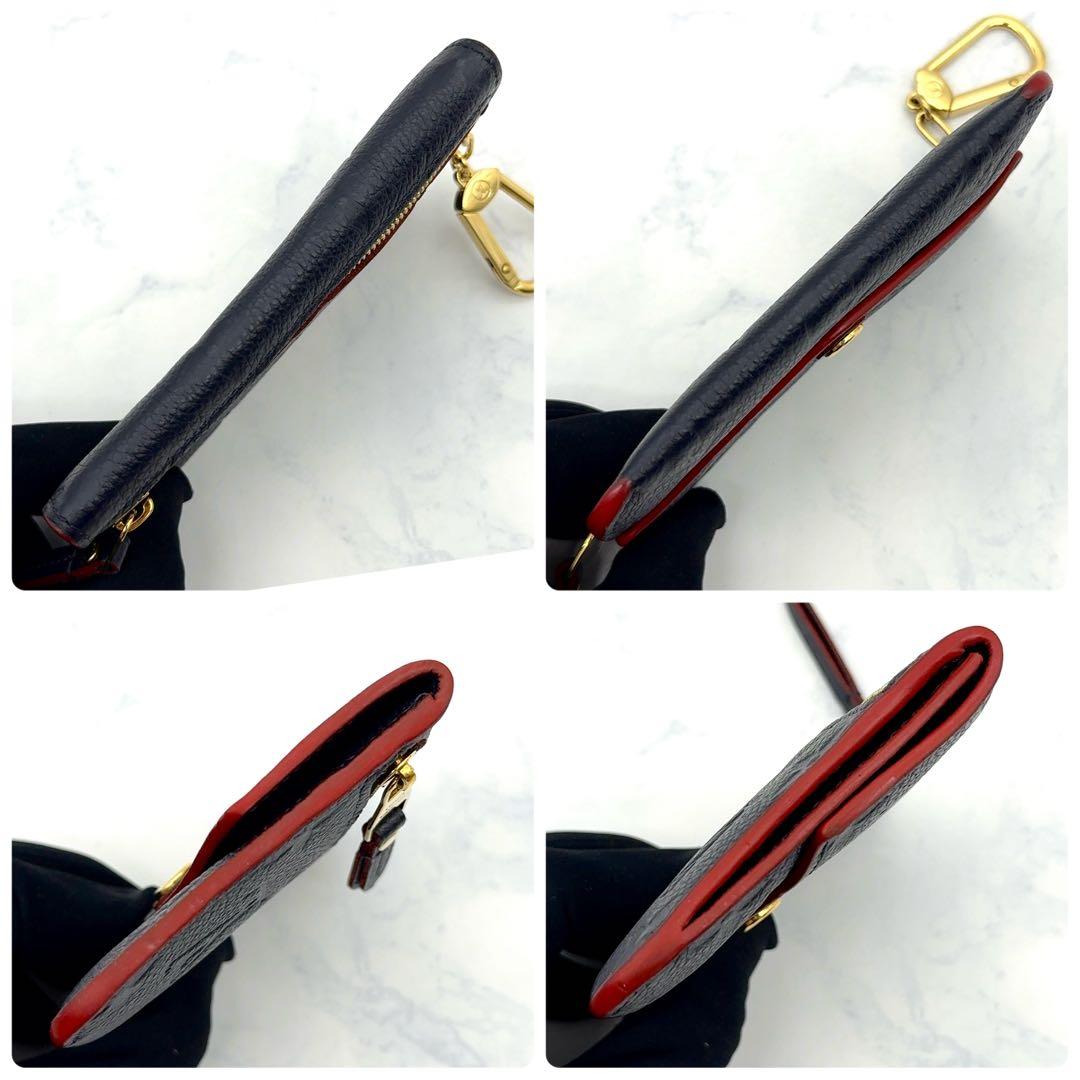 【新品級・レア】ルイヴィトン アンプラント ポシェットクレ マリーヌルージュ